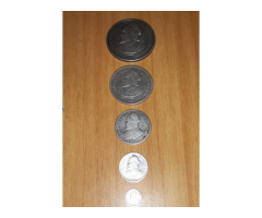 Las primeras 5 monedas de Panamá