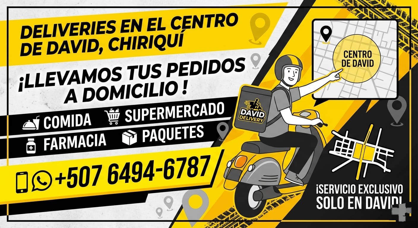 David Delivery — Pedidos a domicilio en David, Chiriquí